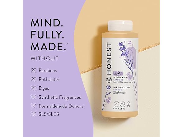 Honest Company Bubble Bath Lavender Calm 12oz