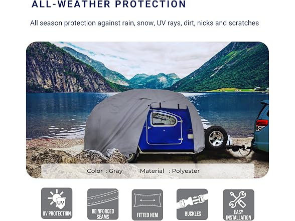 EliteShield Premium Teardrop Trailer