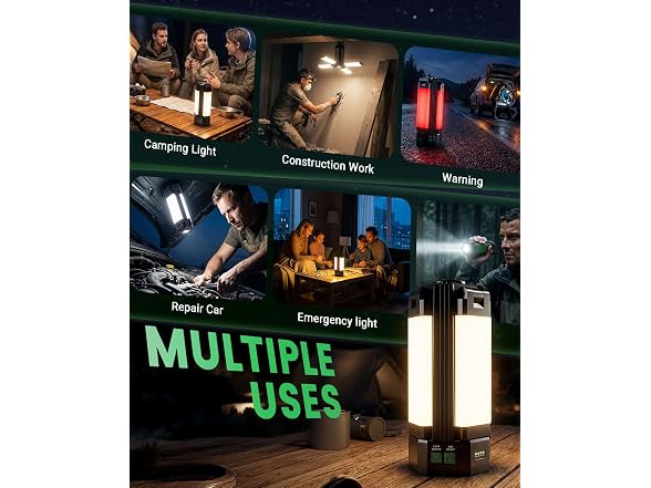 NICKLUC Rechargeable Camping Lantern