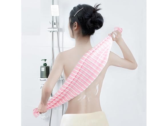 Generic Exfoliating Shower Towel, Back