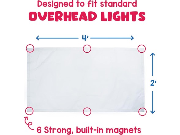 Educational Insights Whisper White 4Pk Light Covers