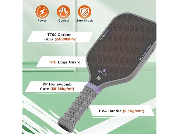 FLYKEY Pickleball Paddles, T700