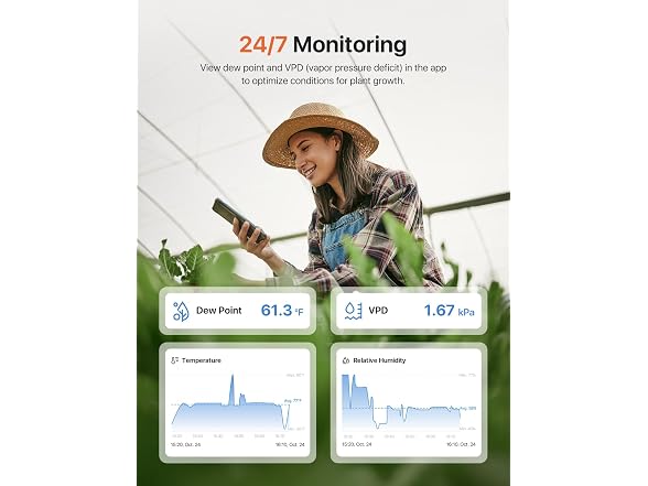 X-Sense WiFi Thermometer Hygrometer 3 Sensors