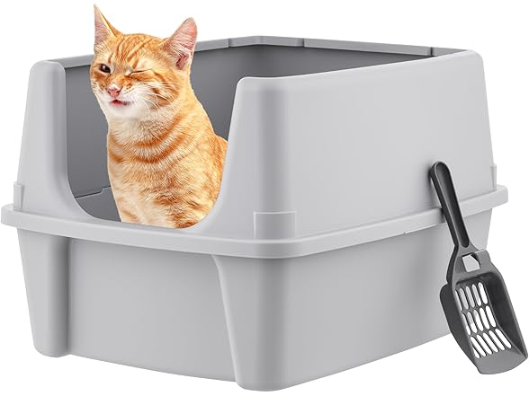 IRIS USA Large Cat Litter Box