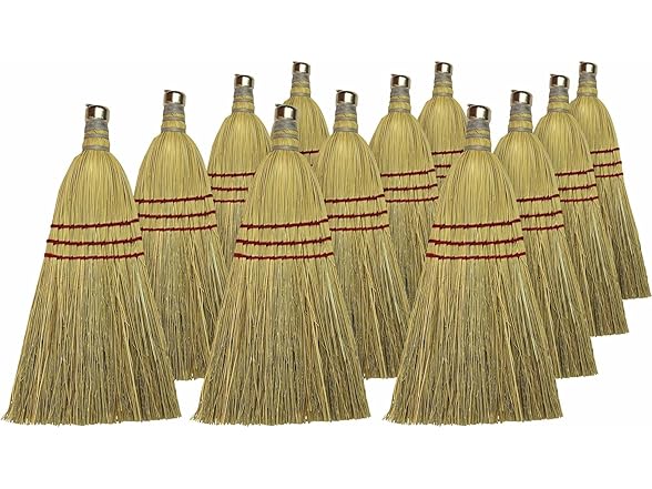 Genuine Joe Whisk Broom, Metal Hang Ring