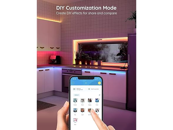 Govee Smart RGB LED Strip Lights 2 Rolls of 16.4ft