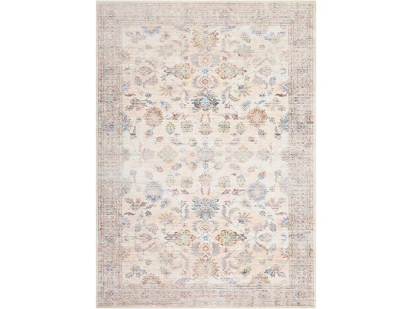 GarveeHome Washable Rug 5x7 Boho Beige