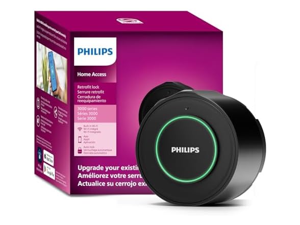 Philips 230V2-10H-MB Smart Retrofit Lock Matt Black