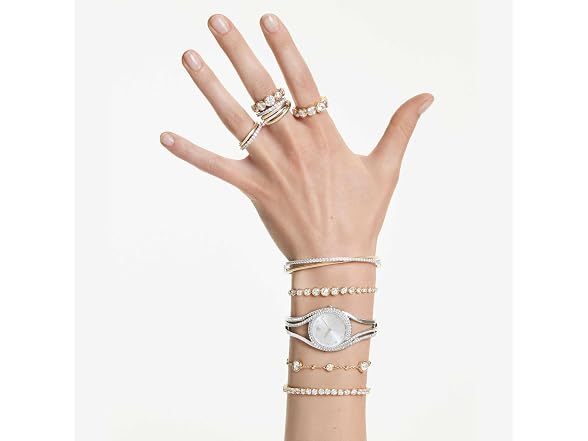 Swarovski Matrix Vittore Band Ring (Size 55)