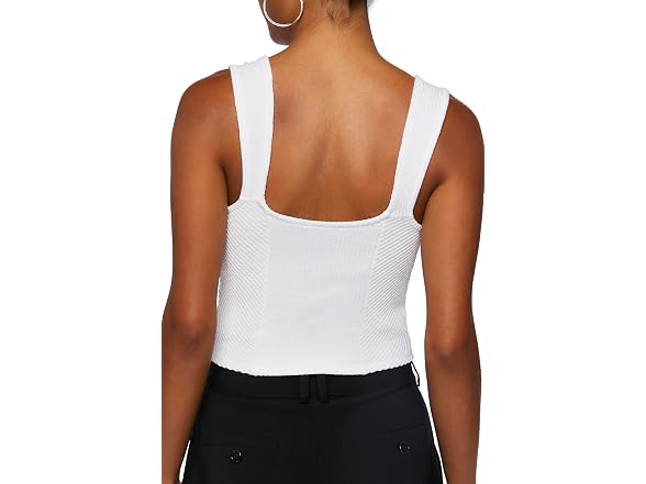 Forever 21 Ribbed Bustier Crop Top