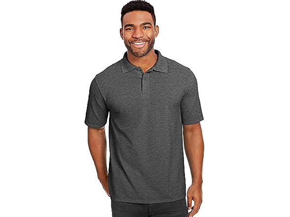 Hanes Men (Small-X-Large) Adaptive Polo Fresh IQ