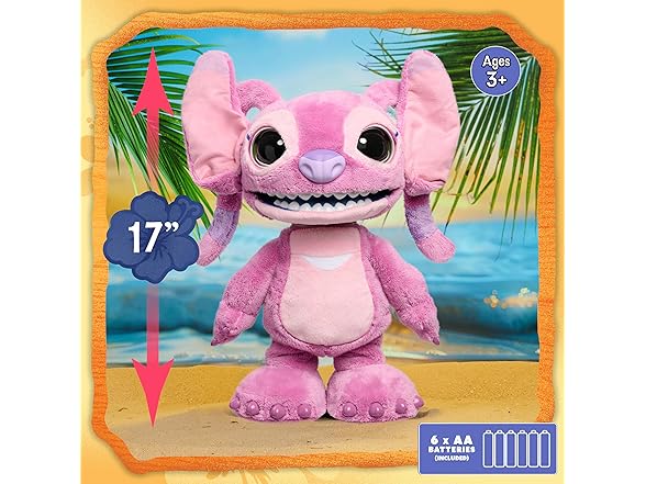 Disney Stitch Ultimate Angel Interactive 17" Plush Toy