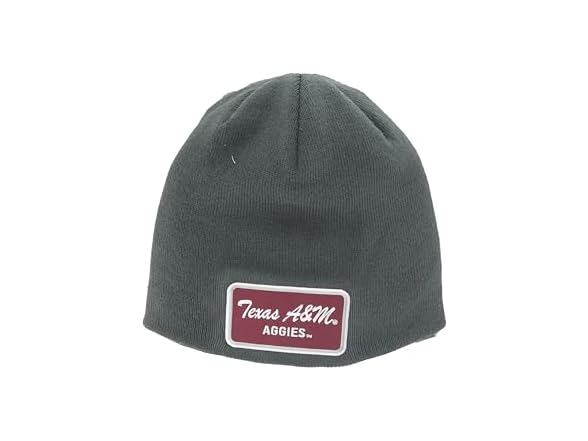 AGGIES Beanie Edge Patch Brick Charcoal