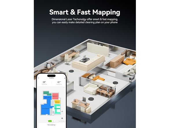 Kewbily Robot Vacuum and Mop Combo