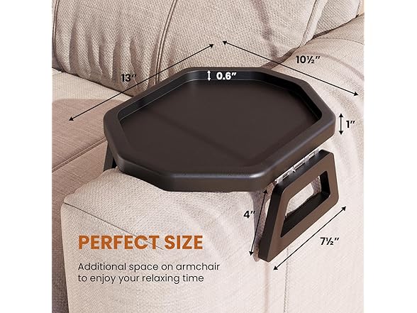 Tinamo Acacia Couch Arm Table