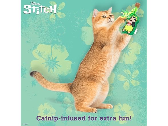 Disney for Pets Lilo and Stitch 2pk Feathered Wand