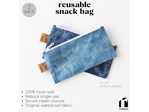 Bumkins Roamio Reusable Snack Bags