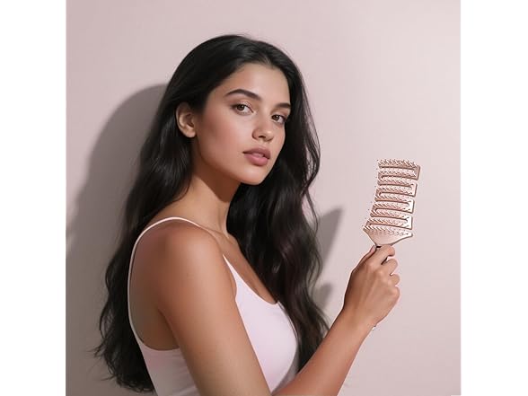 Curved Detangling Hair Brush