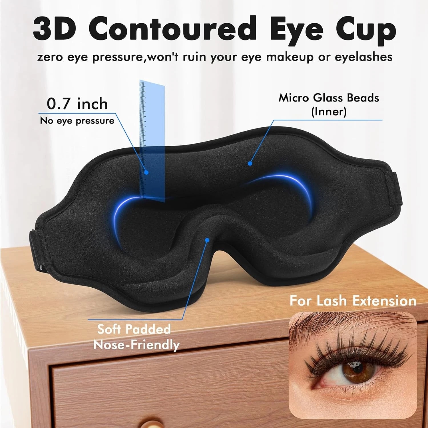 2 Pack Weighted Eye Mask for Sleeping - Gallery 8