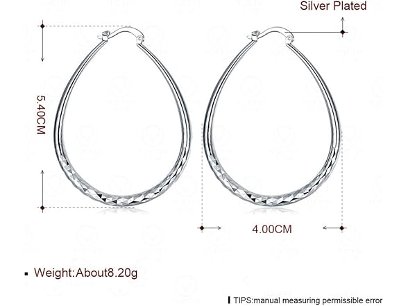 Sterling Silver Textured Round Hoops