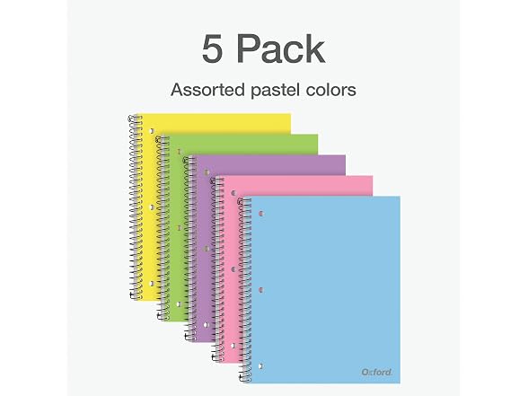 Oxford Oxford 1 Subject Spiral Notebook, Green