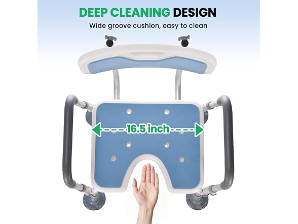 Adjustable Aluminum Senior Shower Chair