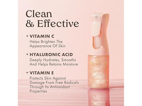 Kopari Rose Gold Sunglaze Sheer Body Mist