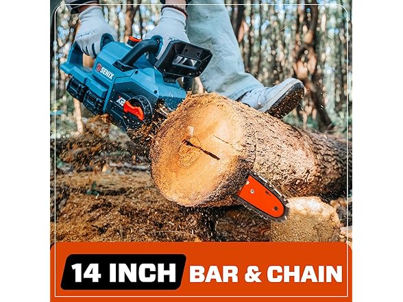 SENIX CSX2-M2 40V 14" Electric Chainsaw, Cordless (Open Box)