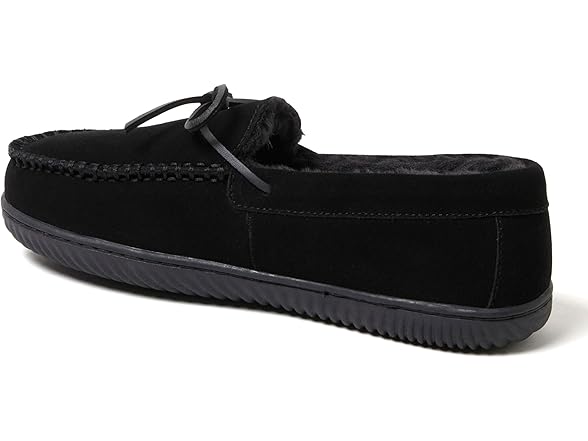 Dearfoams Men's Suede Slip On Moccasin 8,13