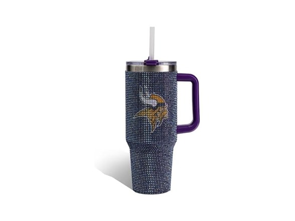 MINNESOTA VIKINGS 40oz Bling Tumbler