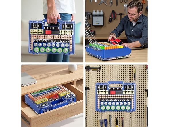 Moultsody Battery Organizer w/Tester