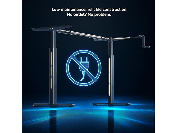 Mount-It! Manual Standing Desk Frame