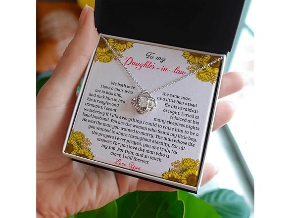 WISHICIOUS Daughter in law necklace
