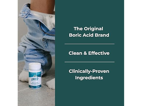pH-D Boric Acid Suppositories 600mg 12ct - Gallery 4