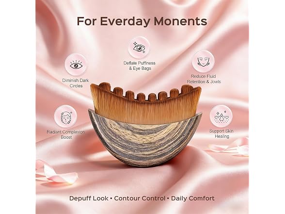 2PCS Lymphatic Contour Face Brush