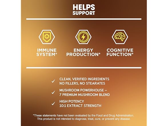 7 Mushroom Complex, 10:1 Extract