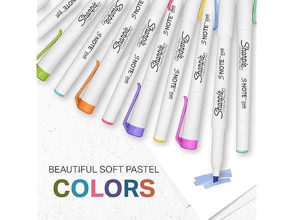 Sharpie S-Note Duo Dual-Tip Creative Highlighters