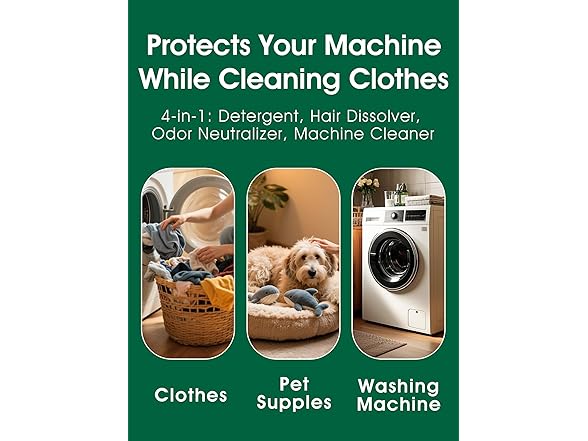 Pet Hair Remover for Laundry 4 Pack