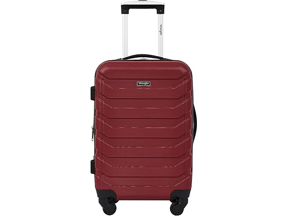 Wrangler 4 Piece Miami Luggage and Packing Cubes Set