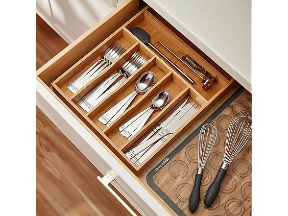 Amazon Basics Silverware, 20-Piece