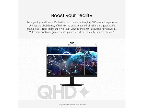 Samsung 32" QHD Monitor | LS32DG502ENXZA