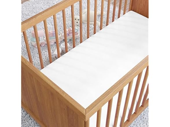 Amazon Basics 100% Cotton Jersey Knit Fitted Crib Sheet