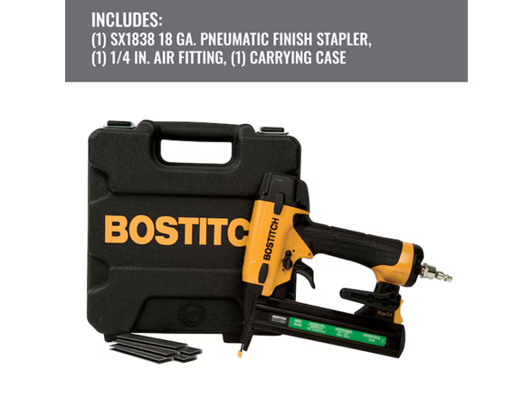 Bostitch SX1838K 18G Narrow Crown Stapler Kit