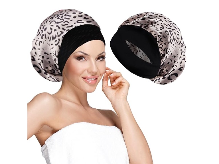 Seeboo TI-THASB-LEO Women's Silky Satin Head Scarf