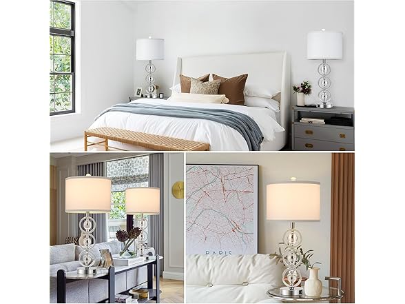 VerRon Set of 2 Modern Table Lamps - Your Choice