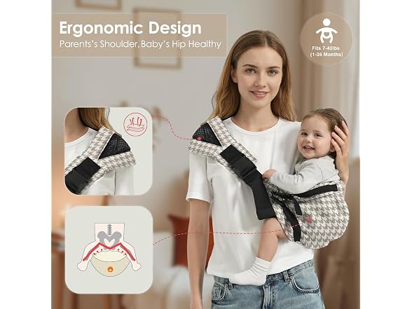 Shiaon Patterned Sling Baby Hip Holder
