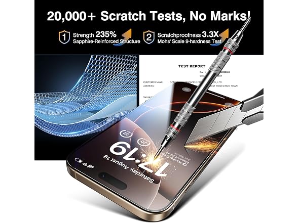 EZ-GLAZ iPhone 16 Screen Protector 4+2 Pack