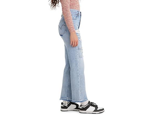 Levis Womens Ribcage Straight Ankle Jeans (24)