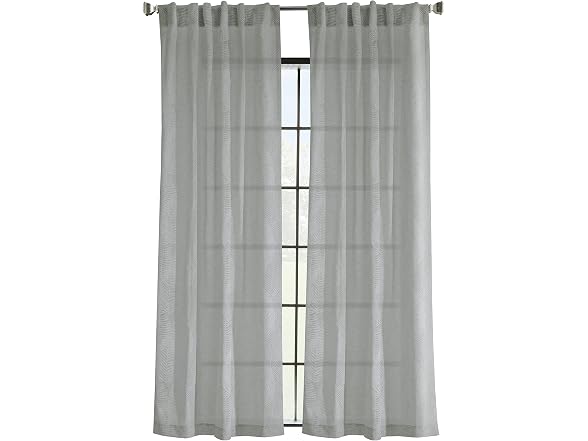 LOFT LIVING Light Filtering Dual Header Curtain