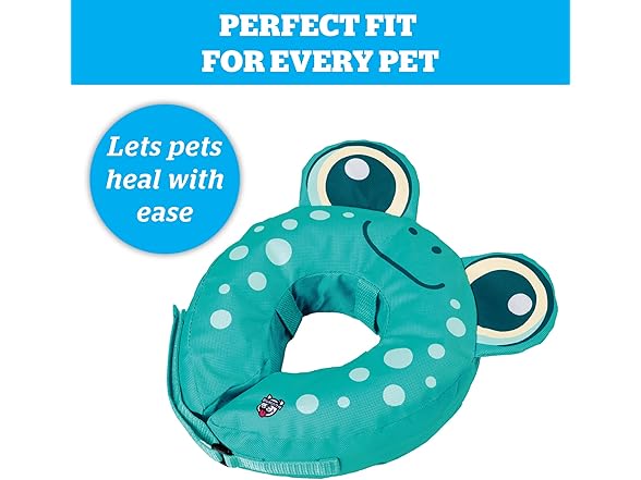 Frog Inflatable Recovery Collar, Comfortable Cone